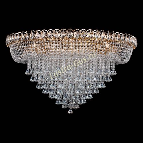 Люстра Кольцо Пирамида Конус 1000 мм в Новокузнецке Гусь Хрустальный