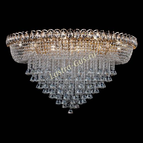 Люстра Кольцо Пирамида Конус 1000 мм в Новокузнецке Гусь Хрустальный