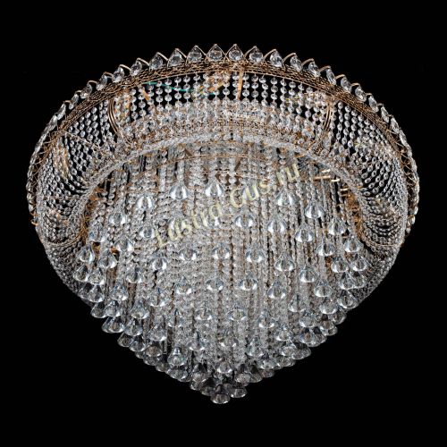 Люстра Кольцо Пирамида Конус 1000 мм в Новокузнецке Гусь Хрустальный