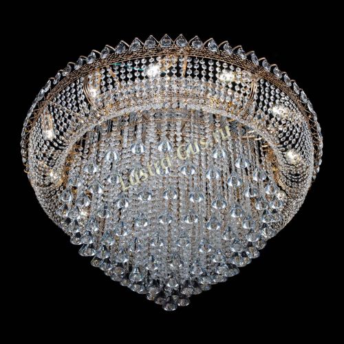 Люстра Кольцо Пирамида Конус 1000 мм в Новокузнецке Гусь Хрустальный