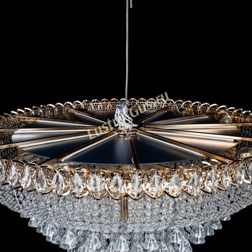 Люстра Кольцо Пирамида Конус 1000 мм в Новокузнецке Гусь Хрустальный