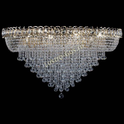 Люстра Кольцо Пирамида Шар 30 большая в Новокузнецке Гусь Хрустальный