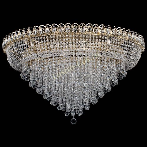 Люстра Кольцо Пирамида Шар 30 большая в Новокузнецке Гусь Хрустальный