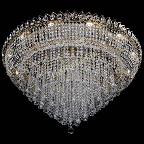 Люстра Кольцо Пирамида Шар 30 большая в Новокузнецке Гусь Хрустальный