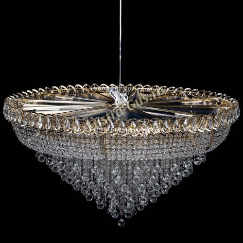 Люстра Кольцо Пирамида Шар 30 большая в Новокузнецке Гусь Хрустальный