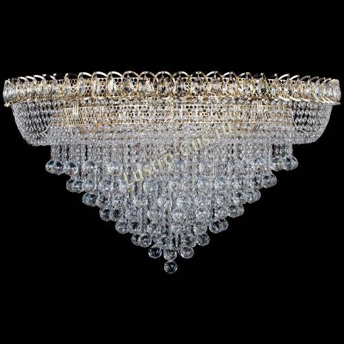 Люстра Кольцо Пирамида Шар 40 большая в Новокузнецке Гусь Хрустальный