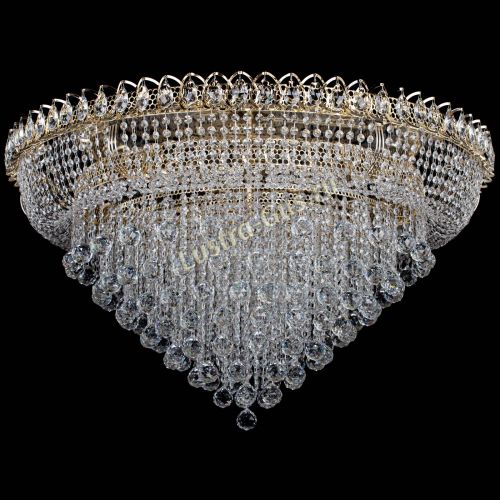 Люстра Кольцо Пирамида Шар 40 большая в Новокузнецке Гусь Хрустальный