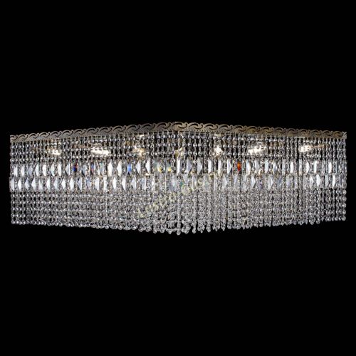 Люстра Квадрат 800 мм под бронзу в Новокузнецке Гусь Хрустальный