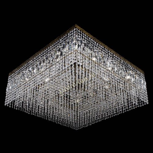 Люстра Квадрат 800 мм под бронзу в Новокузнецке Гусь Хрустальный