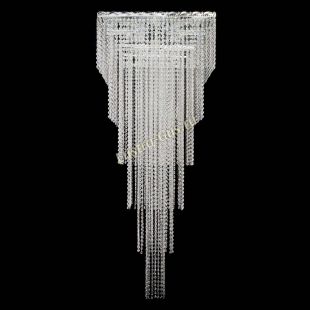 Люстра для второго света Квадрат Каскад №8