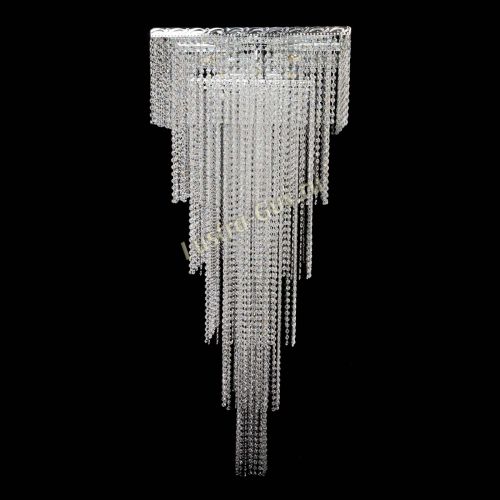 Люстра Квадрат Каскад №8 в Новокузнецке Гусь Хрустальный