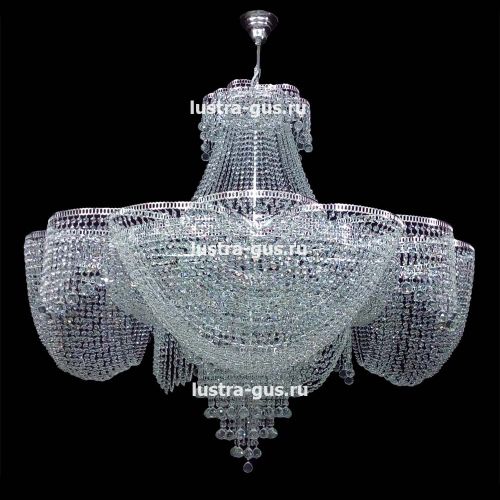 Люстра Лотос Пион в Новокузнецке Гусь Хрустальный