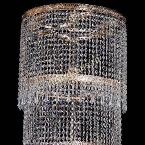 Люстра Милан каскад карандаш в Новокузнецке Гусь Хрустальный