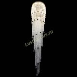 Люстра Милан каскад шар черный в Новокузнецке Люстра Милан каскад шар черный в Новокузнецке