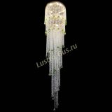 Люстра Милан каскад шар зеленый в Новокузнецке