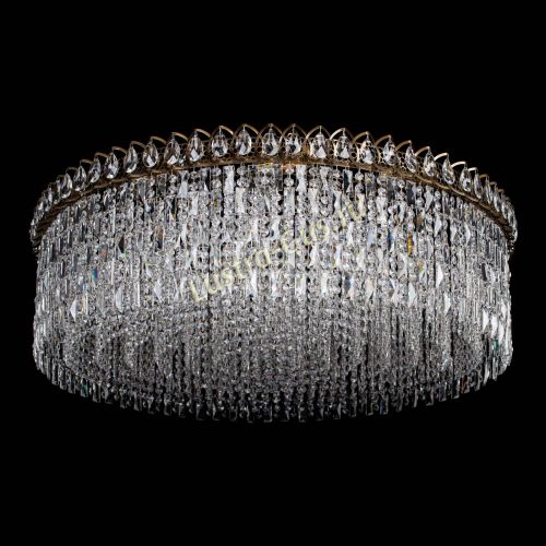 Люстра Октава большая №12 под бронзу в Новокузнецке Гусь Хрустальный