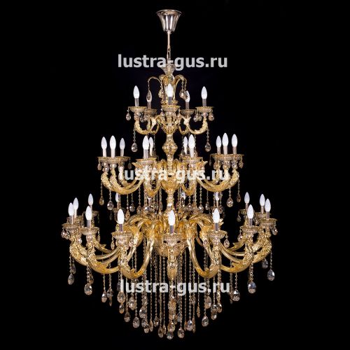 Люстра Венера золото № 30 в Новокузнецке Гусь Хрустальный