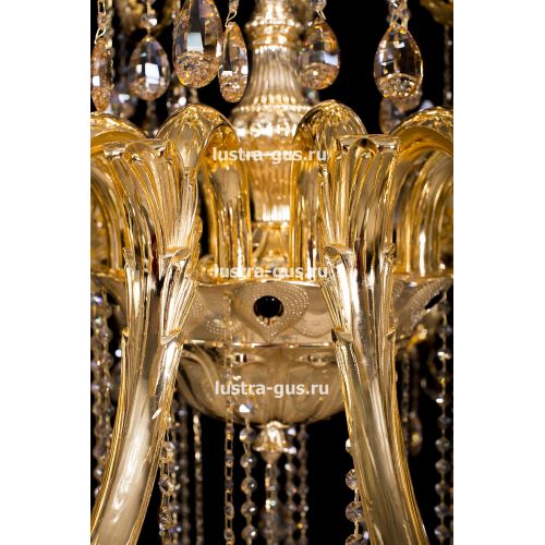 Люстра Венера золото № 30 в Новокузнецке Гусь Хрустальный