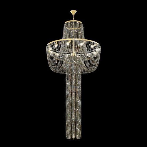 Люстра Сигма №12 Водопад в Новокузнецке Гусь Хрустальный