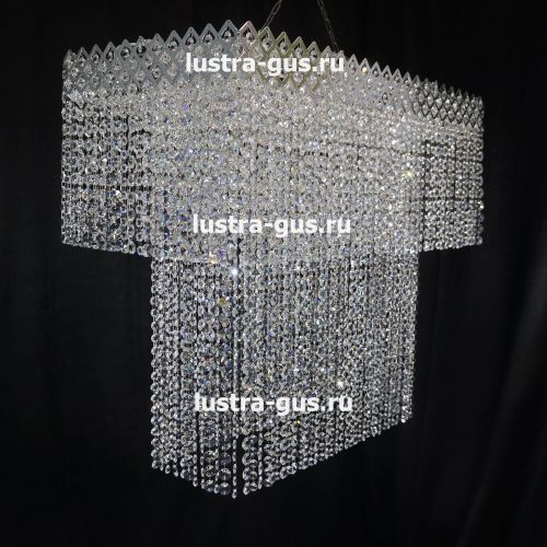 Люстра Сластёна Прямоугольная в Новокузнецке Гусь Хрустальный