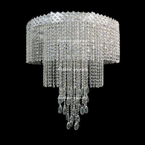 Люстра Сластёна с нарядом Капель 3 в Новокузнецке Гусь Хрустальный