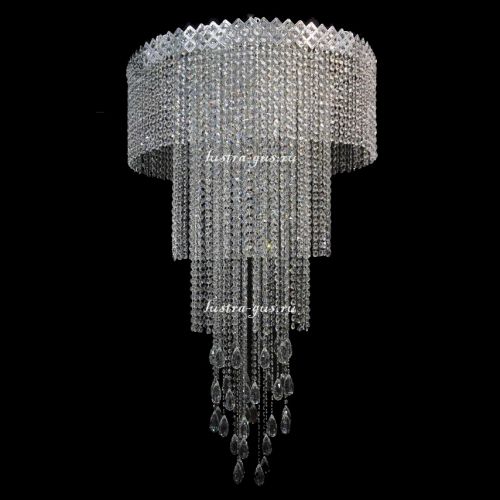 Люстра Сластёна с нарядом Капель 4 в Новокузнецке Гусь Хрустальный