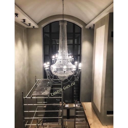 Люстра Свеча 2-х ярусная в Новокузнецке Гусь Хрустальный