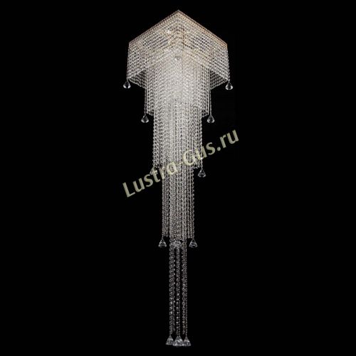 Люстра Венеция Квадрат пирамида с конусами в Новокузнецке Гусь Хрустальный
