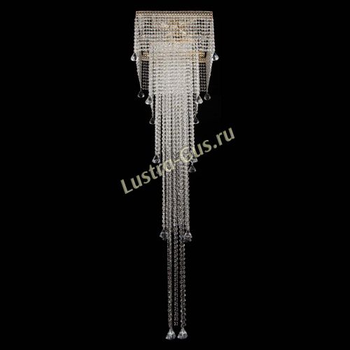 Люстра Венеция Квадрат пирамида с конусами в Новокузнецке Гусь Хрустальный