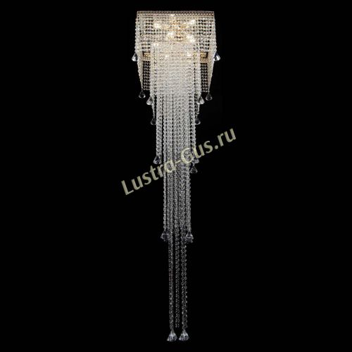 Люстра Венеция Квадрат пирамида с конусами в Новокузнецке Гусь Хрустальный