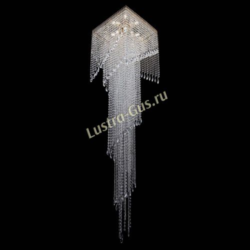 Люстра Венеция Квадрат спираль в Новокузнецке Гусь Хрустальный