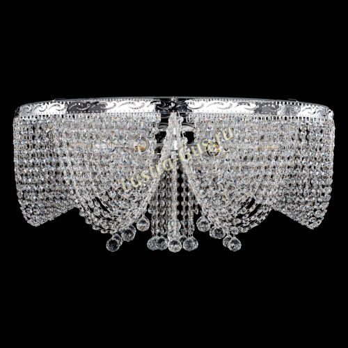 Люстра Виктория шар большая в Новокузнецке Гусь Хрустальный