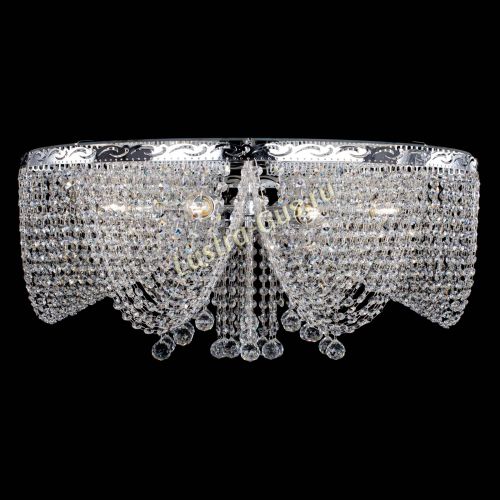 Люстра Виктория шар большая в Новокузнецке Гусь Хрустальный