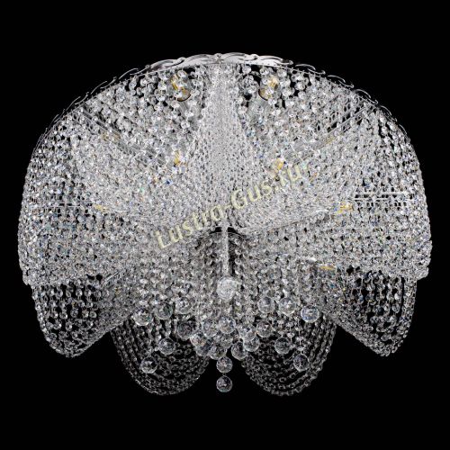 Люстра Виктория шар большая в Новокузнецке Гусь Хрустальный