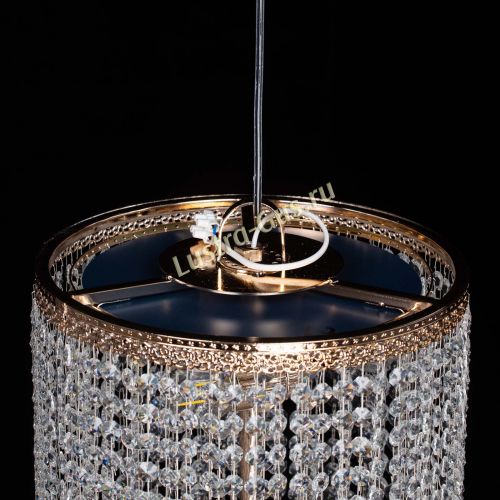 Люстра Винтаж Каскад №7 в Новокузнецке Гусь Хрустальный