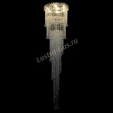 Каскадная люстра Винтаж, диаметр - 450 мм, высота - 2000 мм, цвет - золото, Люстры Гусь Хрустальный Каскадная люстра Винтаж, диаметр - 450 мм, высота - 2000 мм, цвет - золото, Люстры Гусь Хрустальный