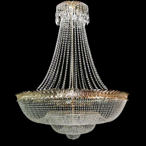 Люстра Водопад Каскад в Новокузнецке Гусь Хрустальный