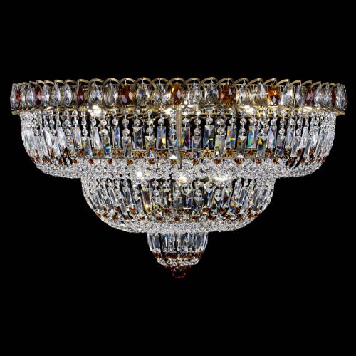 Люстра Водопад Обтикон №15 под бронзу чайная в Новокузнецке Гусь Хрустальный