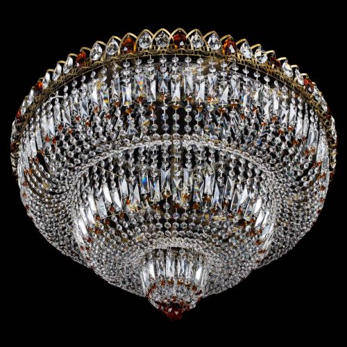 Люстра Водопад Обтикон №15 под бронзу чайная в Новокузнецке Гусь Хрустальный