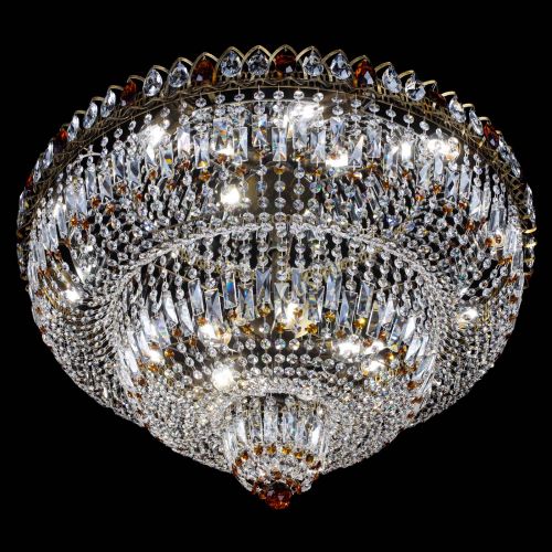 Люстра Водопад Обтикон №15 под бронзу чайная в Новокузнецке Гусь Хрустальный