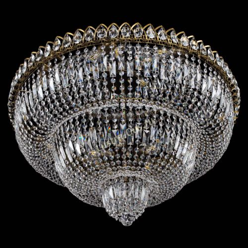 Люстра Водопад Обтикон №15 под бронзу в Новокузнецке Гусь Хрустальный