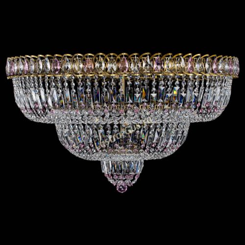 Люстра Водопад Обтикон №15 под бронзу розовая в Новокузнецке Люстра Водопад Обтикон №15 под бронзу розовая в Новокузнецке