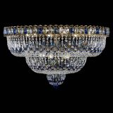 Люстра Водопад Обтикон №15 под бронзу синяя в Новокузнецке