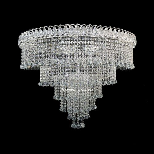 Люстра Водопад с нарядом Каскад в Новокузнецке Гусь Хрустальный