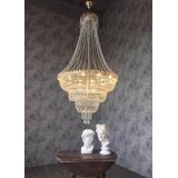 Люстра Водопад с подвесом. Диаметр - 1000 мм, Высота - 2000 мм, Люстры Гусь Хрустальный Люстра Водопад с подвесом. Диаметр - 1000 мм, Высота - 2000 мм, Люстры Гусь Хрустальный