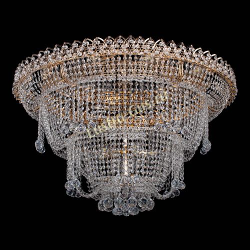 Люстра Водопад Софья большая в Новокузнецке Гусь Хрустальный