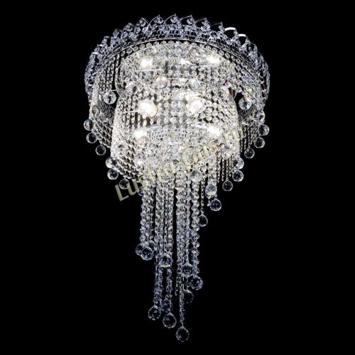 Люстра Водопад Винтаж 5 ламп в Новокузнецке Гусь Хрустальный