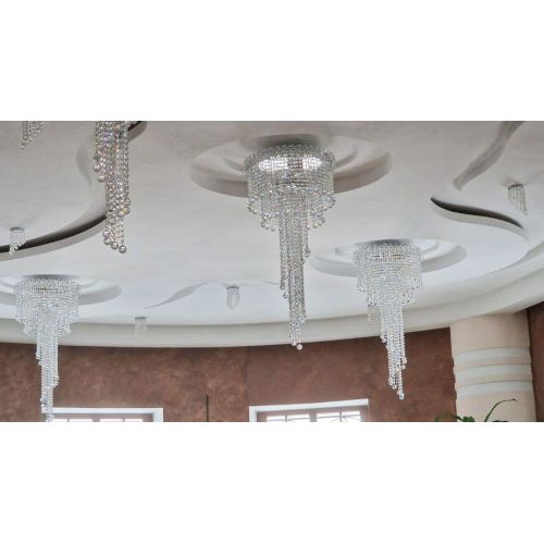 Люстра Водопад Винтаж в Новокузнецке Гусь Хрустальный