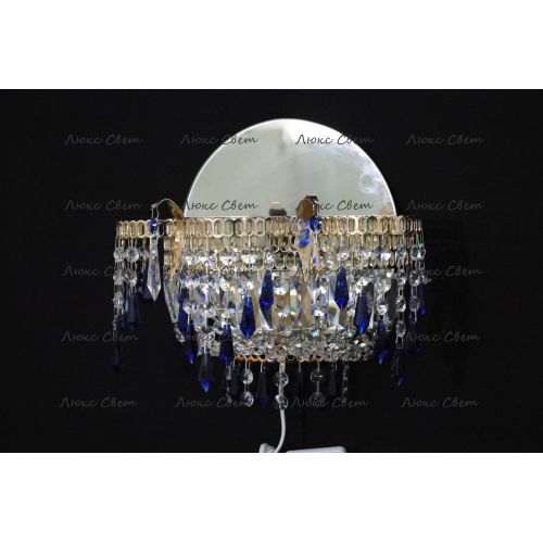 Бра Айсберг синяя в Новокузнецке Гусь Хрустальный