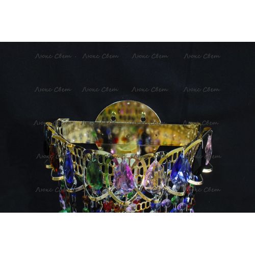 Бра Капель разноцветная  в Новокузнецке Гусь Хрустальный